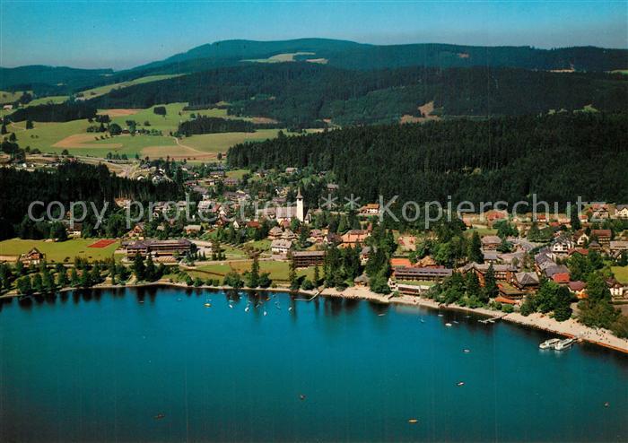 Titisee Fliegeraufnahme Seepartie