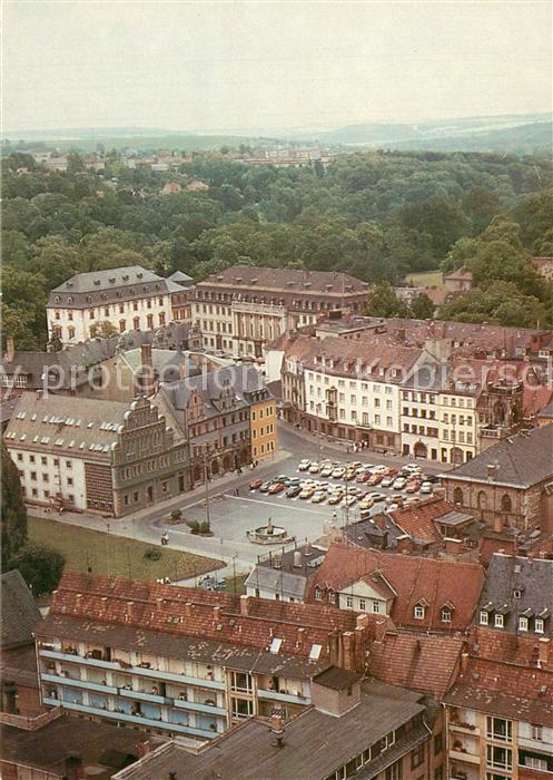 Weimar Thueringen Fliegeraufnahme Marktplatz