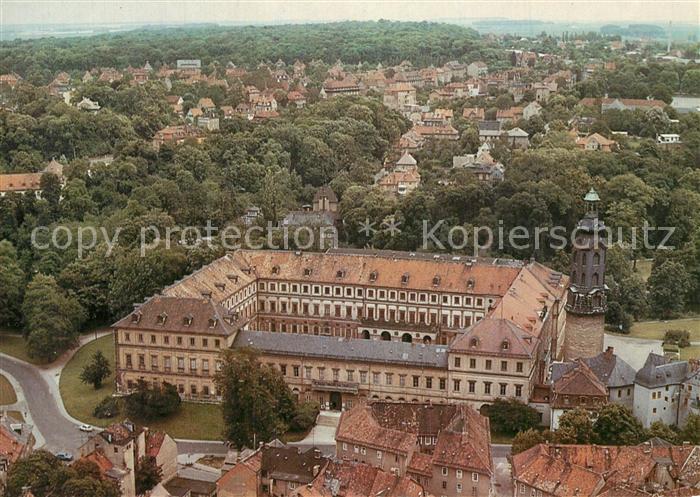 Weimar Thueringen Fliegeraufnahme Schloss