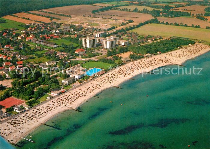 Kellenhusen Ostseebad Fliegeraufnahme mit Strand