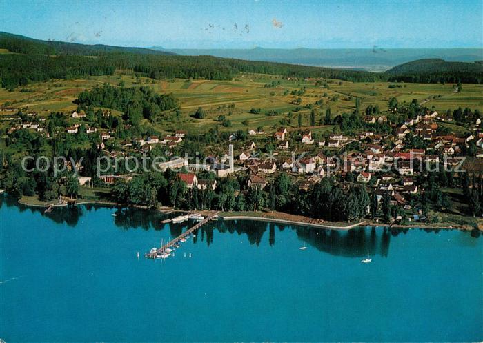 Gaienhofen Fliegeraufnahme am Bodensee