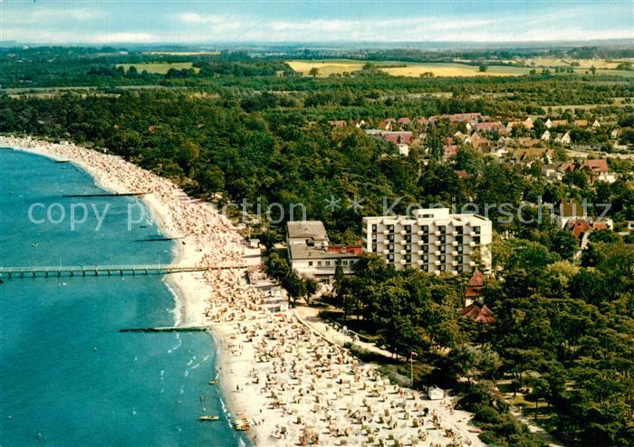 Timmendorfer Strand Fliegeraufnahme Strand Seebr?cke