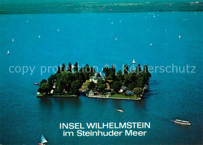 Insel Wilhelmstein Fliegeraufnahme im Steinhuder Meer