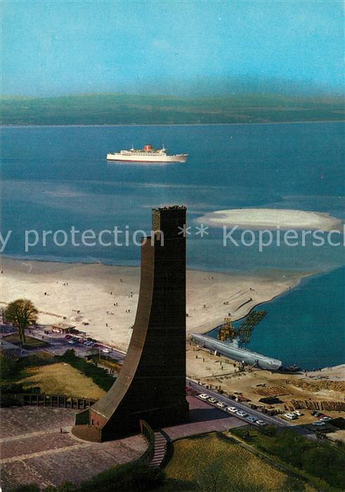 Laboe Fliegeraufnahme Wahrzeichen