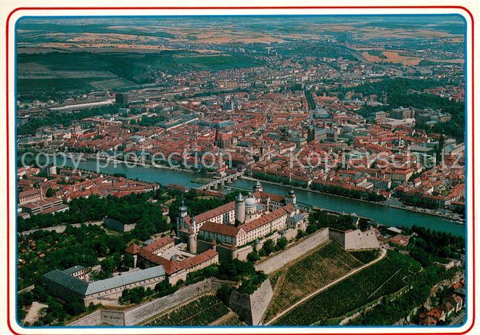 Wuerzburg Fliegeraufnahme