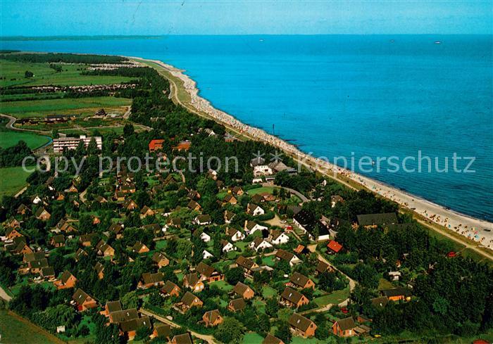 Kalifornien Ostseebad Fliegeraufnahme mit Strand