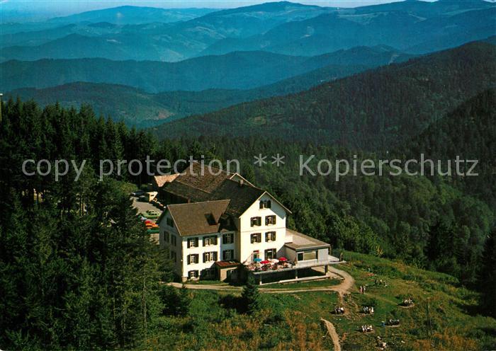 Badenweiler Fliegeraufnahme Berghotel Hochblauen