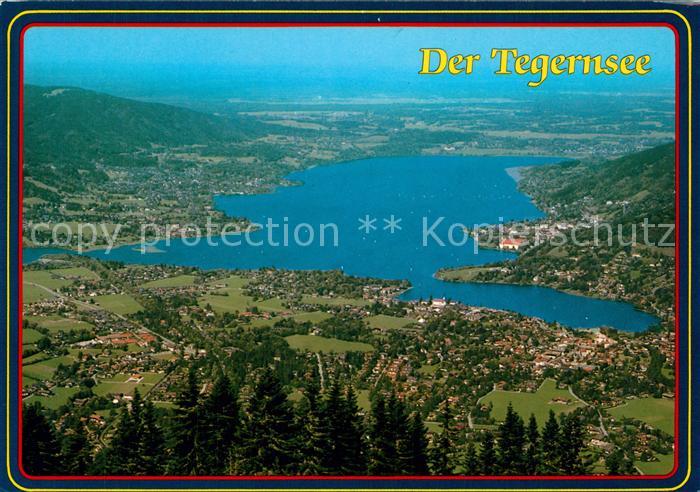 Rottach-Egern Fliegeraufnahme Tegernsee