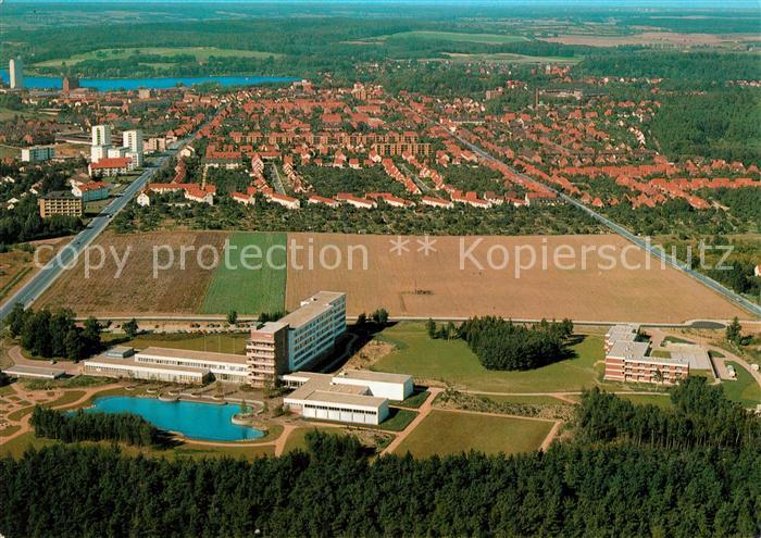 M?lln Lauenburg Fliegeraufnahme BfA Kurklinik Hellbachtal