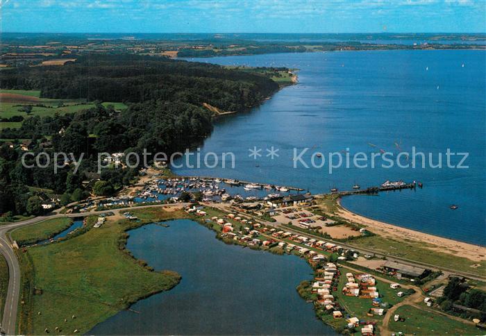 Langballigau Fliegeraufnahme Flensburger F?rde