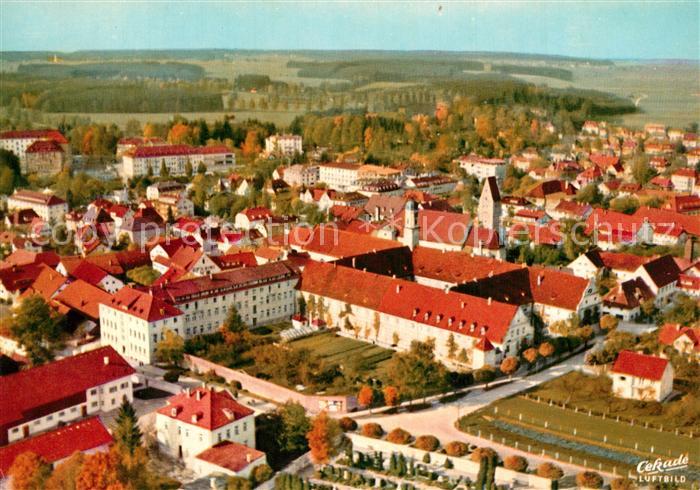 Bad W?rishofen Fliegeraufnahme Dominikanerinnen Kloster