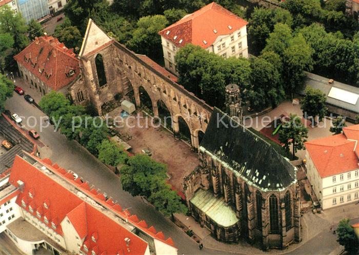 Erfurt Fliegeraufnahme Barf??erkirche