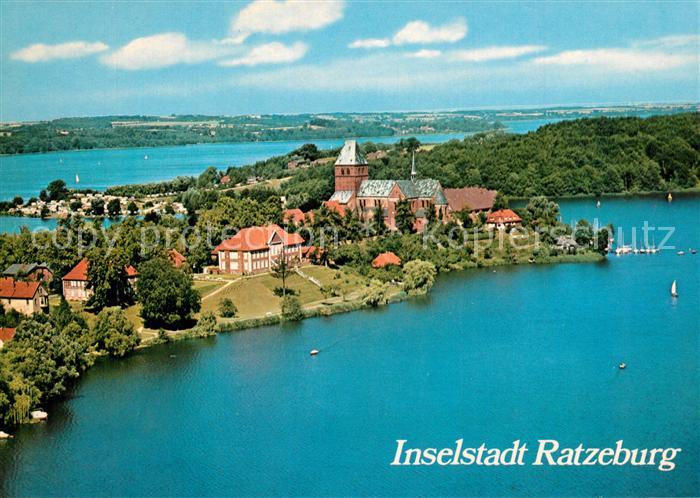 Ratzeburg Fliegeraufnahme Dom Heimatmuseum