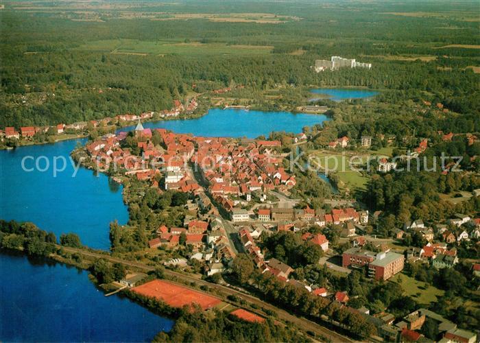 M?lln Lauenburg Fliegeraufnahme Eulenspiegelstadt