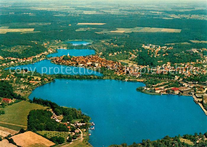 M?lln Lauenburg Fliegeraufnahme Eulenspiegelstadt