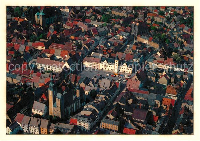 Freiberg Sachsen Fliegeraufnahme