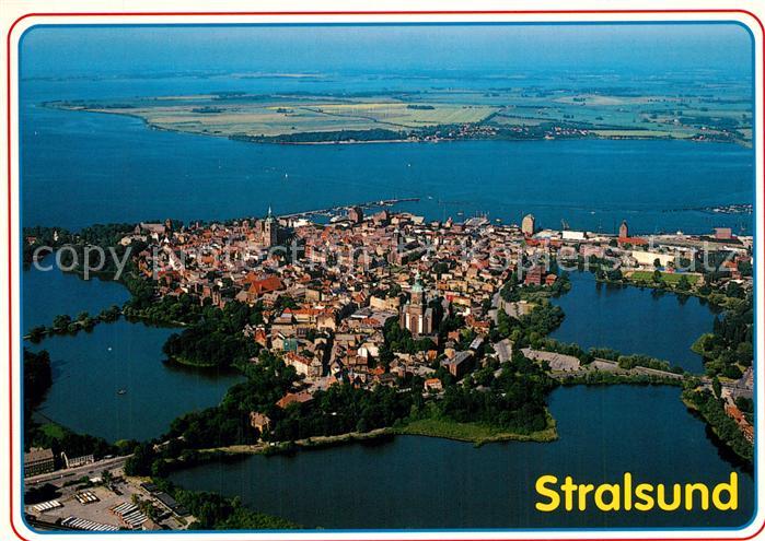Stralsund Mecklenburg Vorpommern Fliegeraufnahme