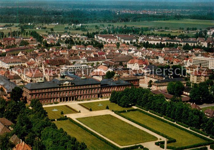 Rastatt Fliegeraufnahme Schloss