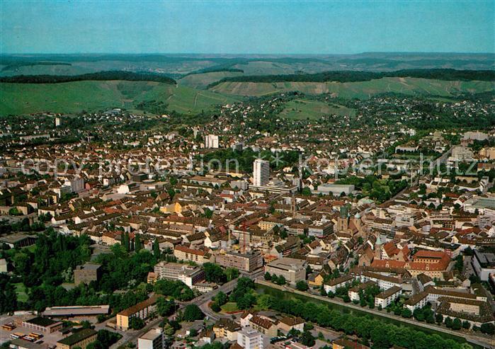 Heilbronn Neckar Fliegeraufnahme