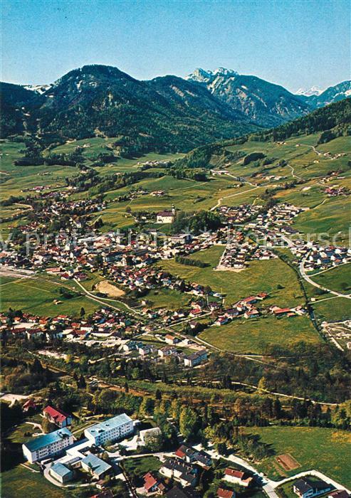 Ruhpolding Fliegeraufnahme mit Unternberg und Hoerndlwand