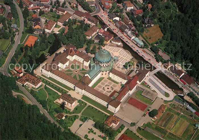 St Blasien Kloster Fliegeraufnahme