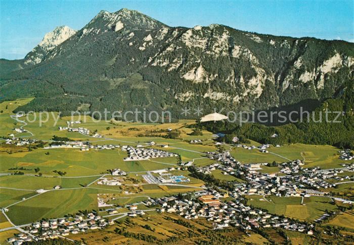 Inzell Fliegeraufnahme mit Hochstaufen und Zwiesel
