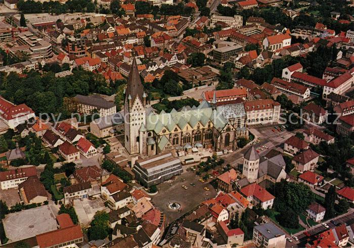 Paderborn Fliegeraufnahme mit Dom