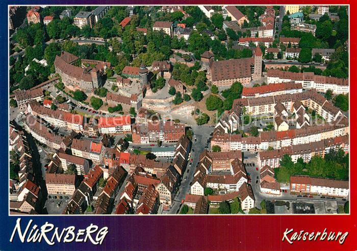 Nuernberg Kaiserburg Fliegeraufnahme