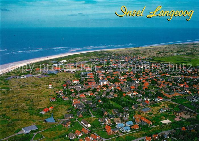Langeoog Nordseebad Fliegeraufnahme