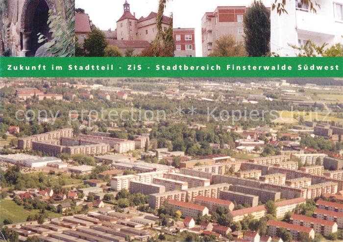 Finsterwalde Teilansichten Fliegeraufnahme