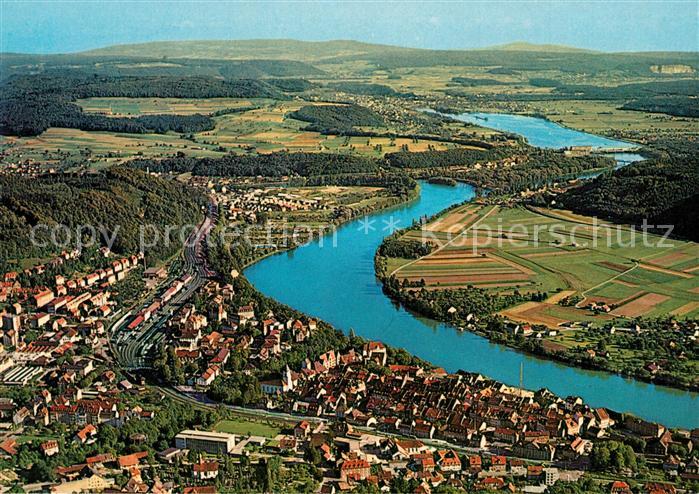 Waldshut-Tiengen am Hochrhein Fliegeraufnahme