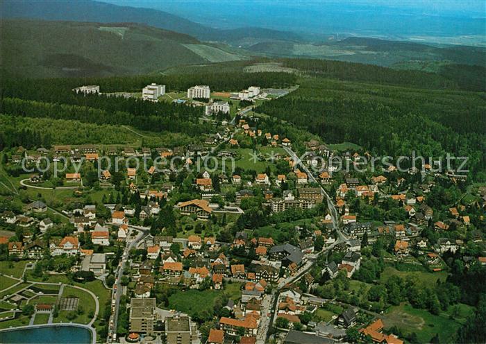 Hahnenklee-Bockswiese Harz Fliegeraufnahme
