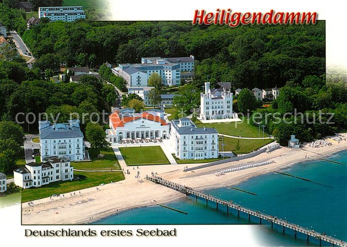 Heiligendamm Ostseebad Fliegeraufnahme mit Seebruecke