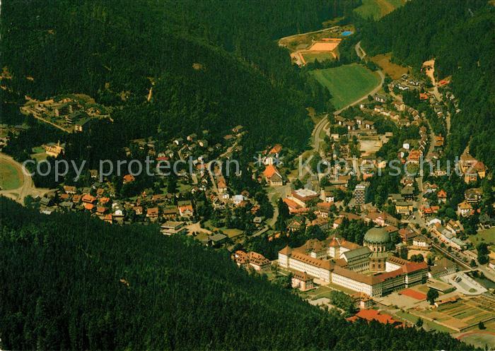 St Blasien Ehem Benediktinerabtei Fliegeraufnahme