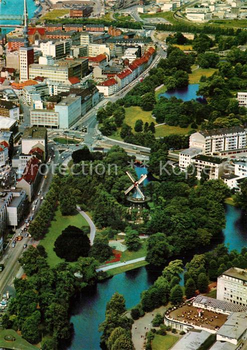 Bremen Muehle am Wall Fliegeraufnahme