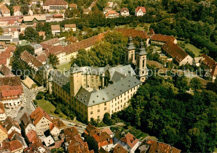 Bad Mergentheim Fliegeraufnahme mit Schloss