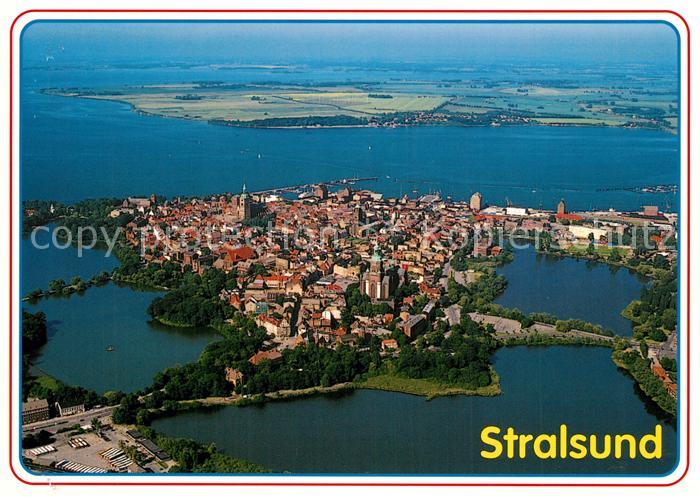 Stralsund Mecklenburg Vorpommern Fliegeraufnahme