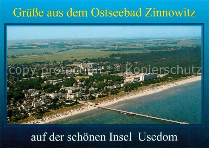Zinnowitz Ostseebad Fliegeraufnahme