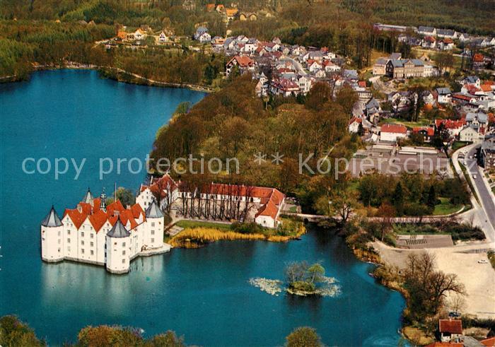 Gluecksburg Ostseebad Schloss Gluecksburg Fliegeraufnahme