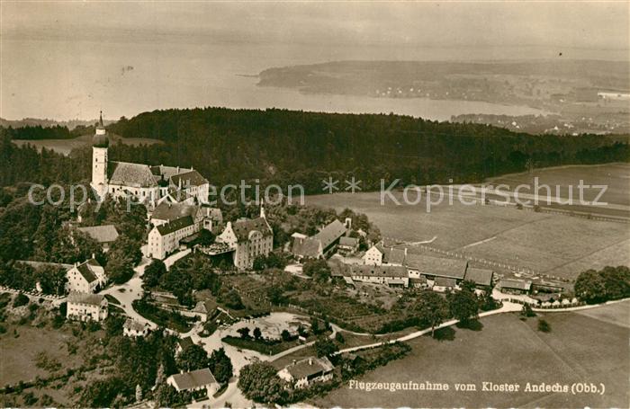 Andechs Kloster Andechs Fliegeraufnahme