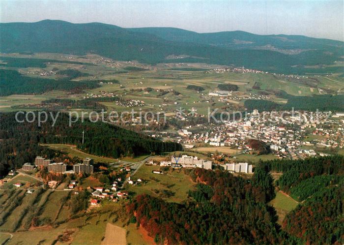 Freyung Fliegeraufnahme Ferienpark Geyersberg Klinik Wolfstein Kur und Sporthote