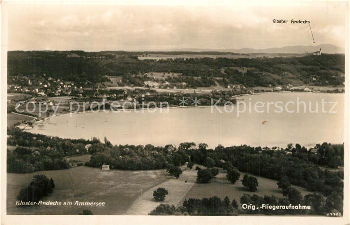 Andechs Kloster Andechs am Ammersee Fliegeraufnahme