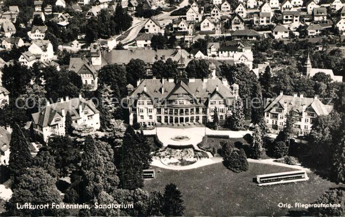 Falkenstein Harz Sanatorium Fliegeraufnahme