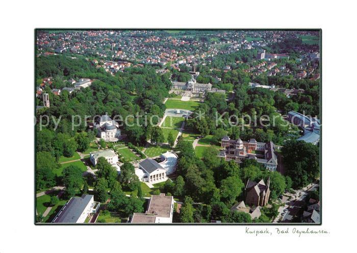 Bad Oeynhausen Fliegeraufnahme mit Kurpark
