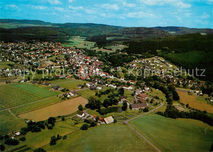 Emstal Bad im Naturpark Habichtswald Fliegeraufnahme