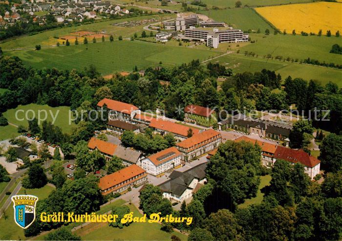 Bad Driburg Graefl Kurhaeuser Fliegeraufnahme
