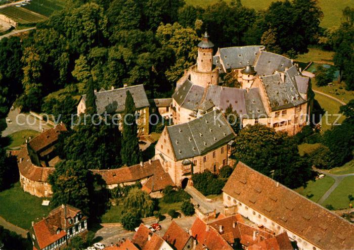Buedingen Hessen Schloss Fliegeraufnahme