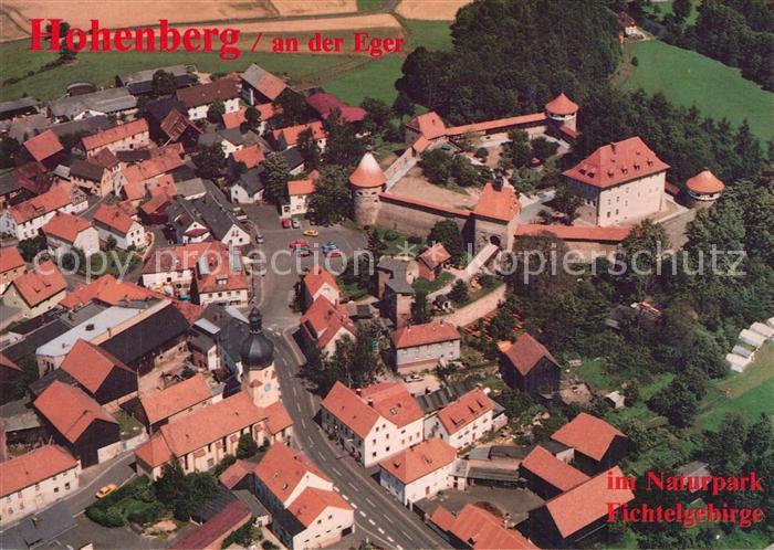 Hohenberg Eger Fliegeraufnahme mit Burg