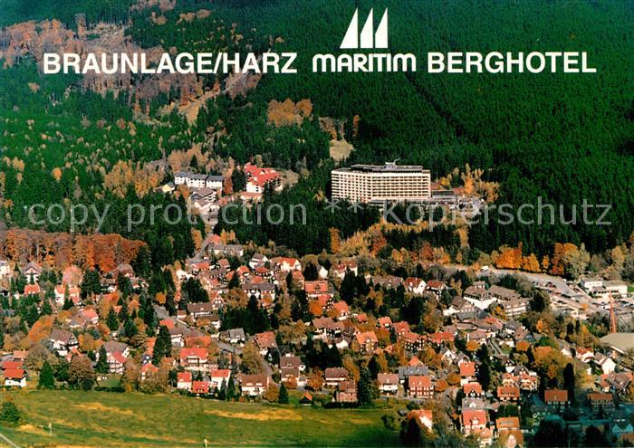 Braunlage Maritim Berghotel Fliegeraufnahme