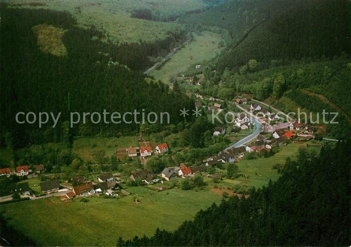 Neuhaus Solling Fliegeraufnahme mit OT Fohlenplacken